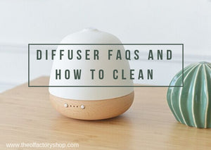 Diffuser FAQs including how to clean your diffuser