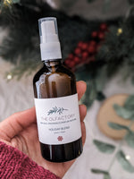 This pure essential oil spray is perfect for getting festive wirhout all the toxins. Toxin free home fragrance. Made in Canada.