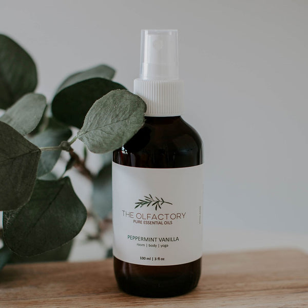 Peppermint + Vanilla Essential Oil Spray